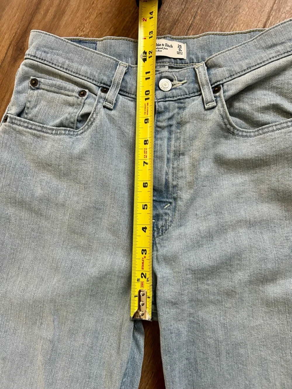 Abercrombie & Fitch curve love the 90’s relaxed high rise jeans size 26 (tag 25) - Picture 6 of 8